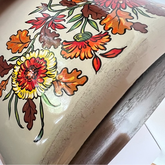 Vintage Retro Floral Enamel Pot - Picture 9 of 10